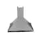 Anzzi 30-Inch Wall-mounted stainless steel-finished convertible range hood with aluminum filter RH-AZ0576ESS - alternate 7